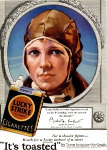 Lucky Strike, Амелия Эрхарт